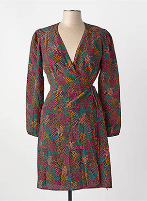 Rochie scurtă maro SOI PARIS femeie