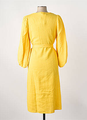 Rochie midi galben VILA femeie