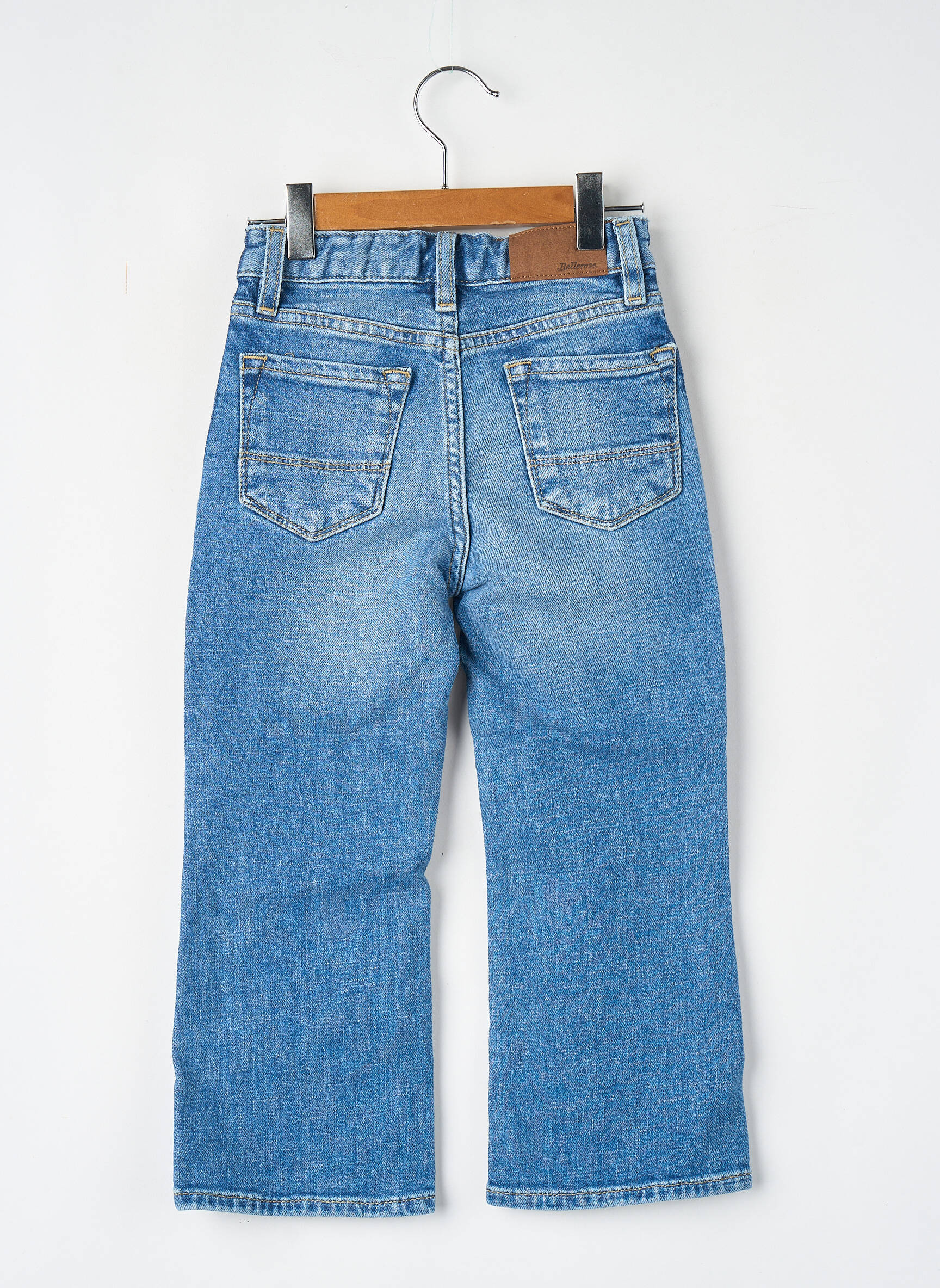Blugi bootcut albastru BELLEROSE fată