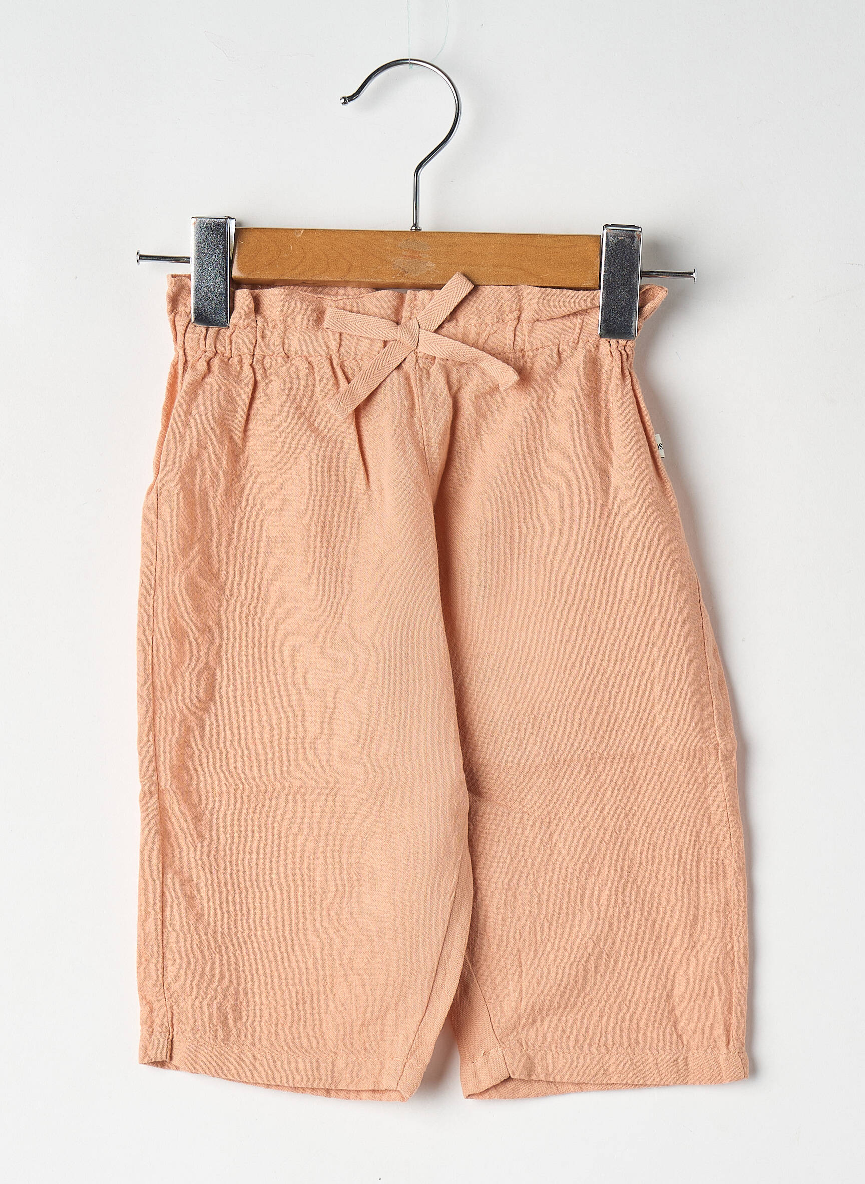 Pantalon drept portocalie THE NEW SOCIETY fată