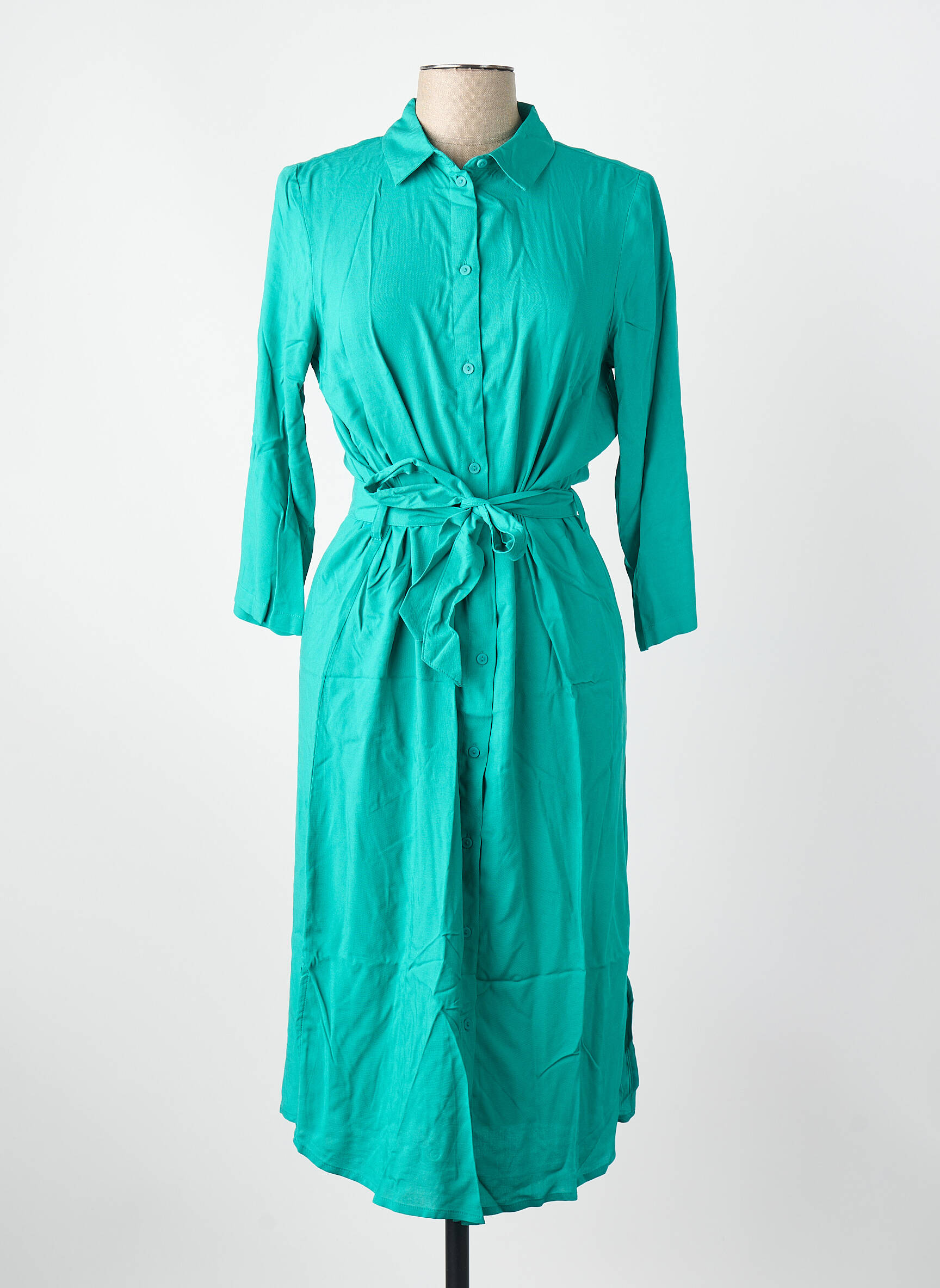 Rochie midi verde VILA femeie
