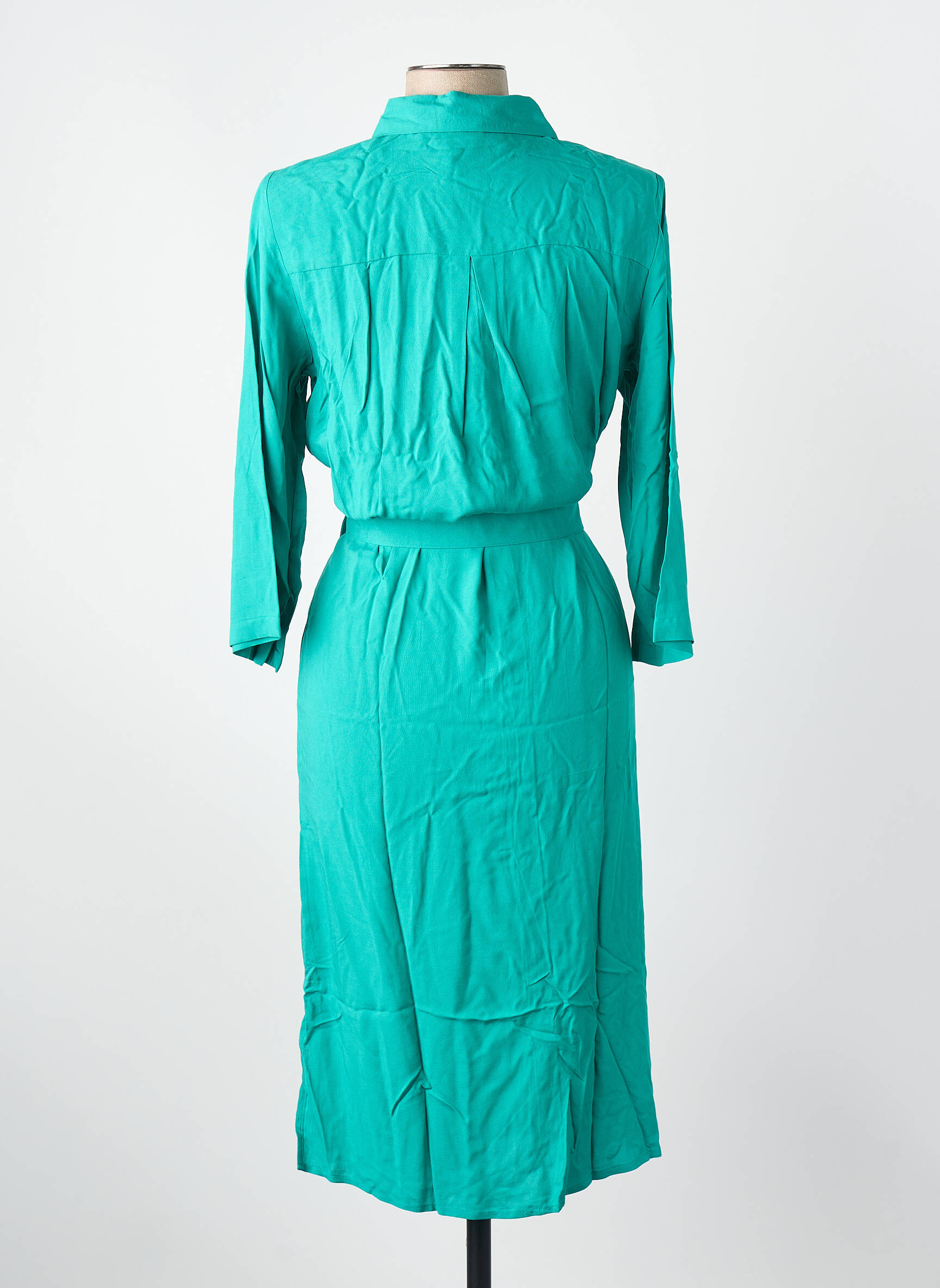 Rochie midi verde VILA femeie