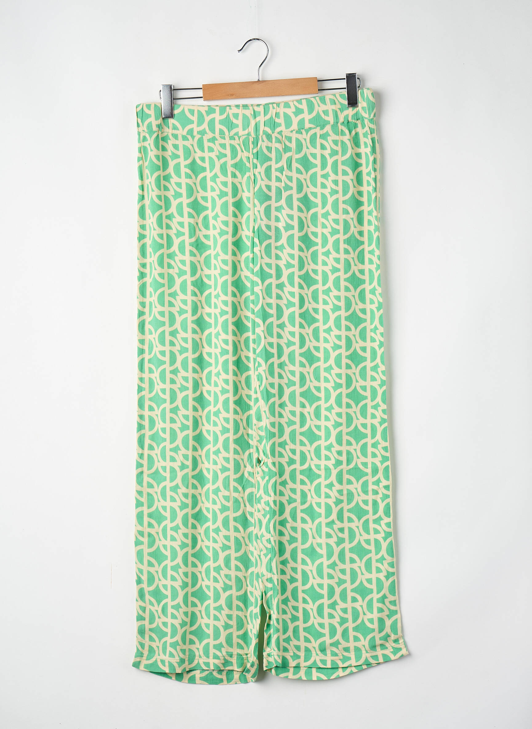 Pantalon larg verde SUPERMOM femeie