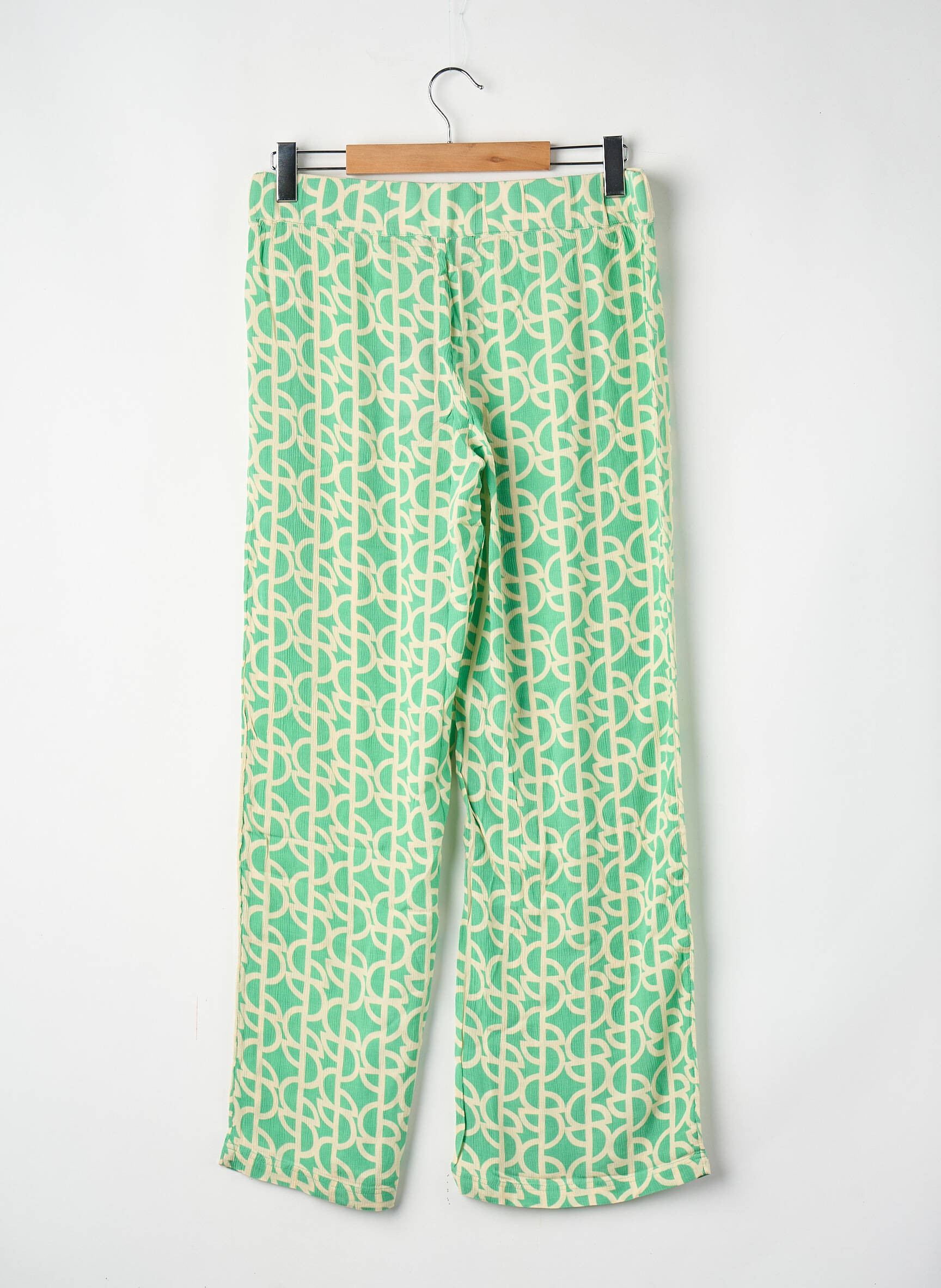 Pantalon larg verde SUPERMOM femeie