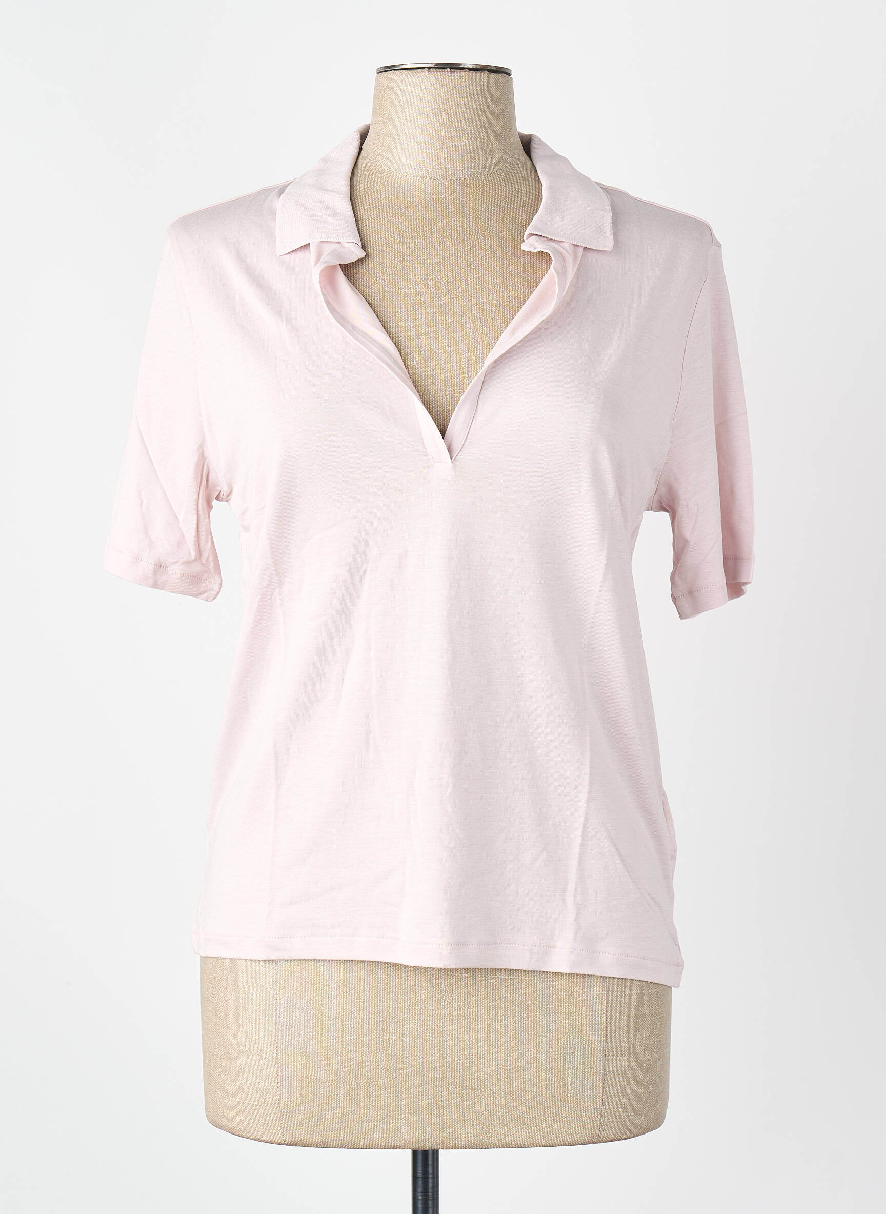 Tricou roz MAJESTIC FILATURES femeie