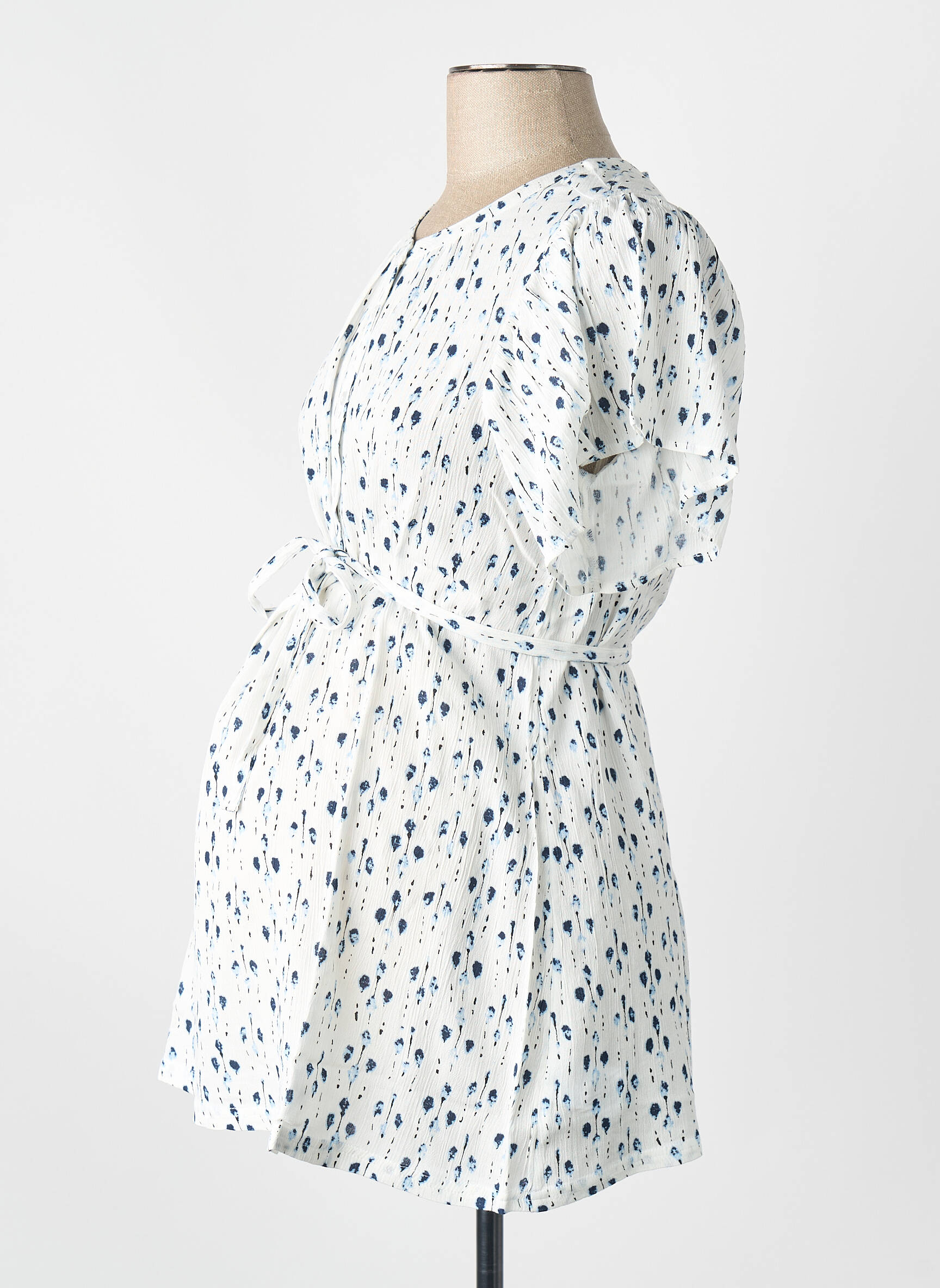 Tricou / top maternitate alb NOPPIES femeie