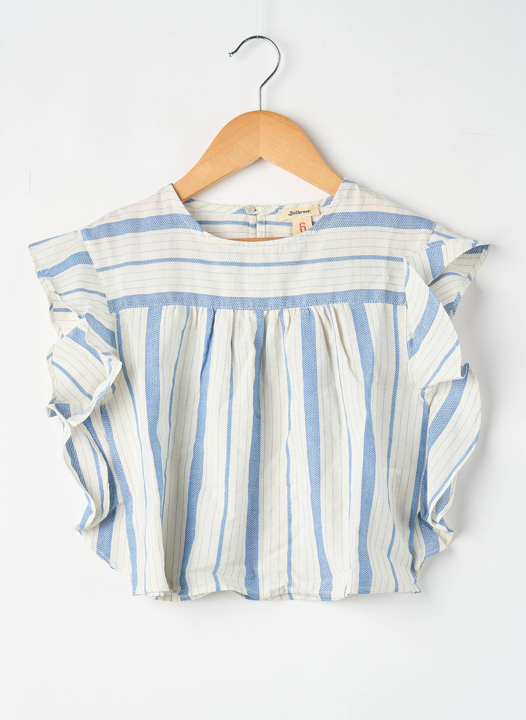 Top albastru BELLEROSE fată