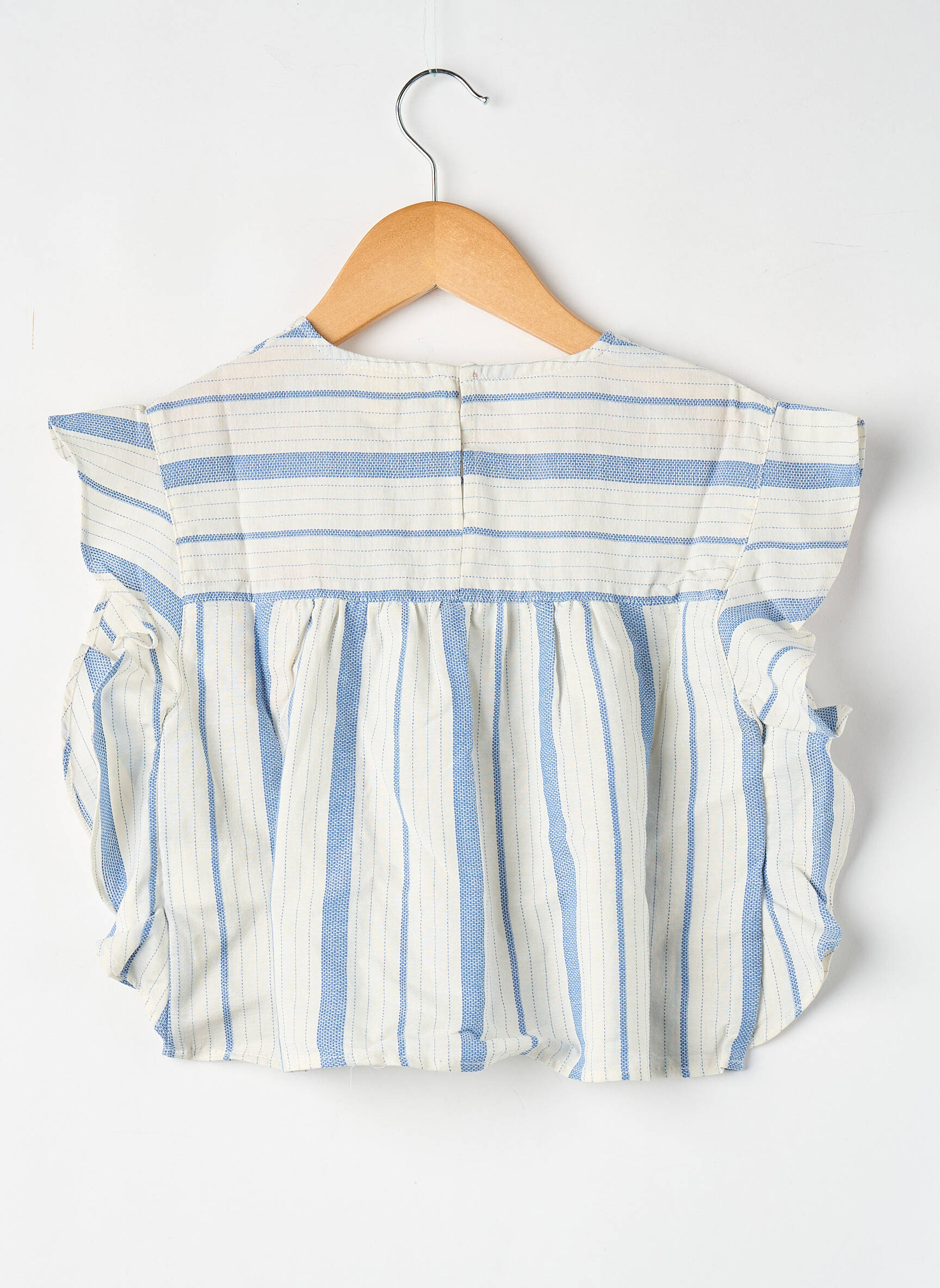 Top albastru BELLEROSE fată