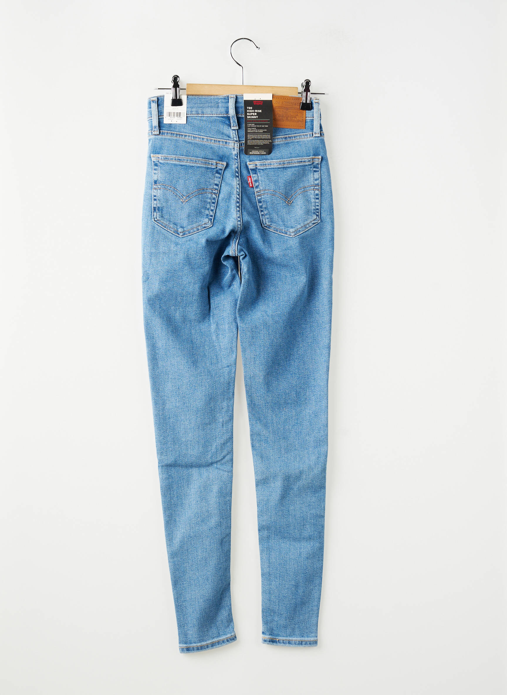 Blugi skinny albastru LEVI'S femeie