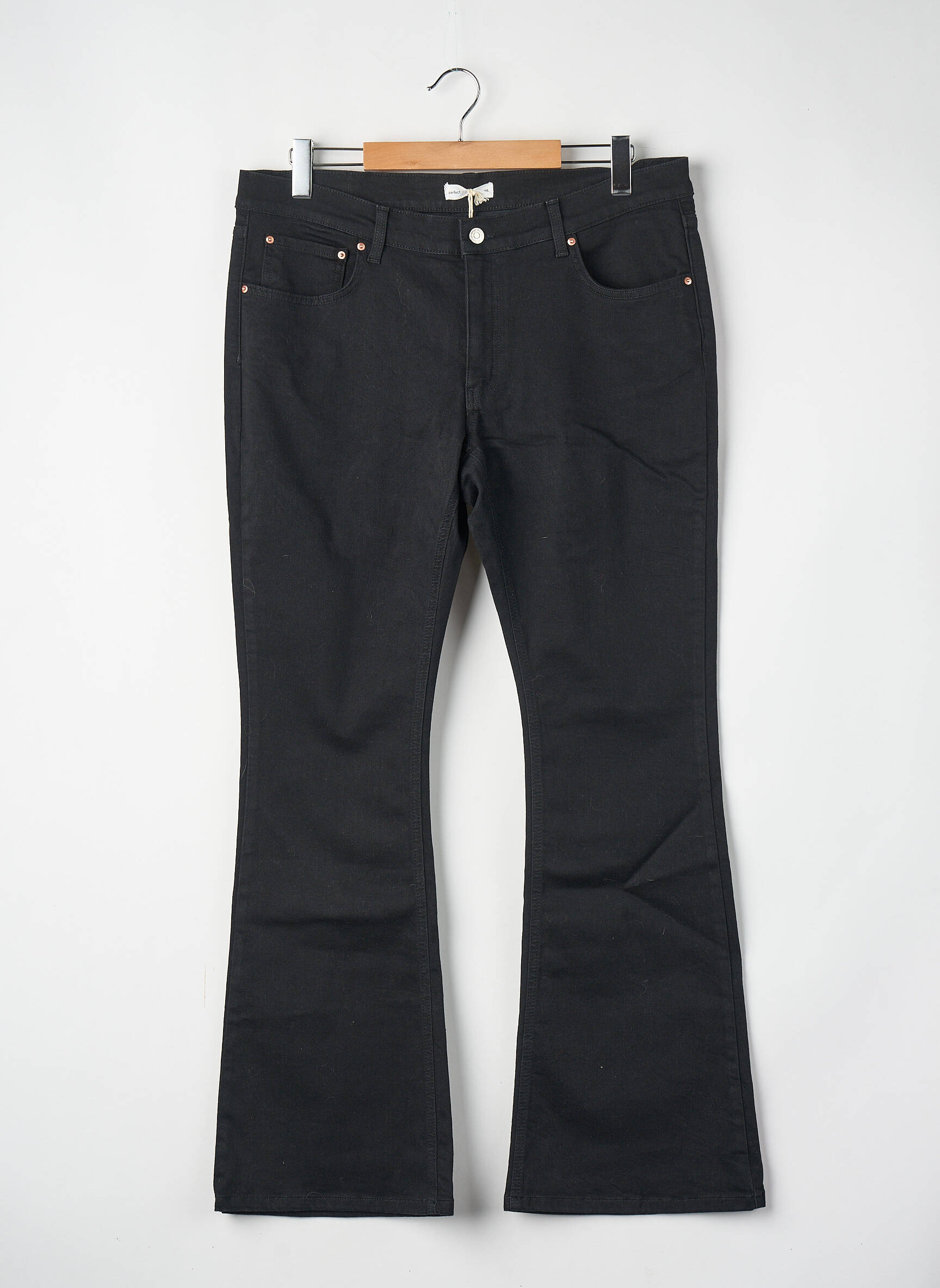 Blugi bootcut negru GINA TRICOT femeie