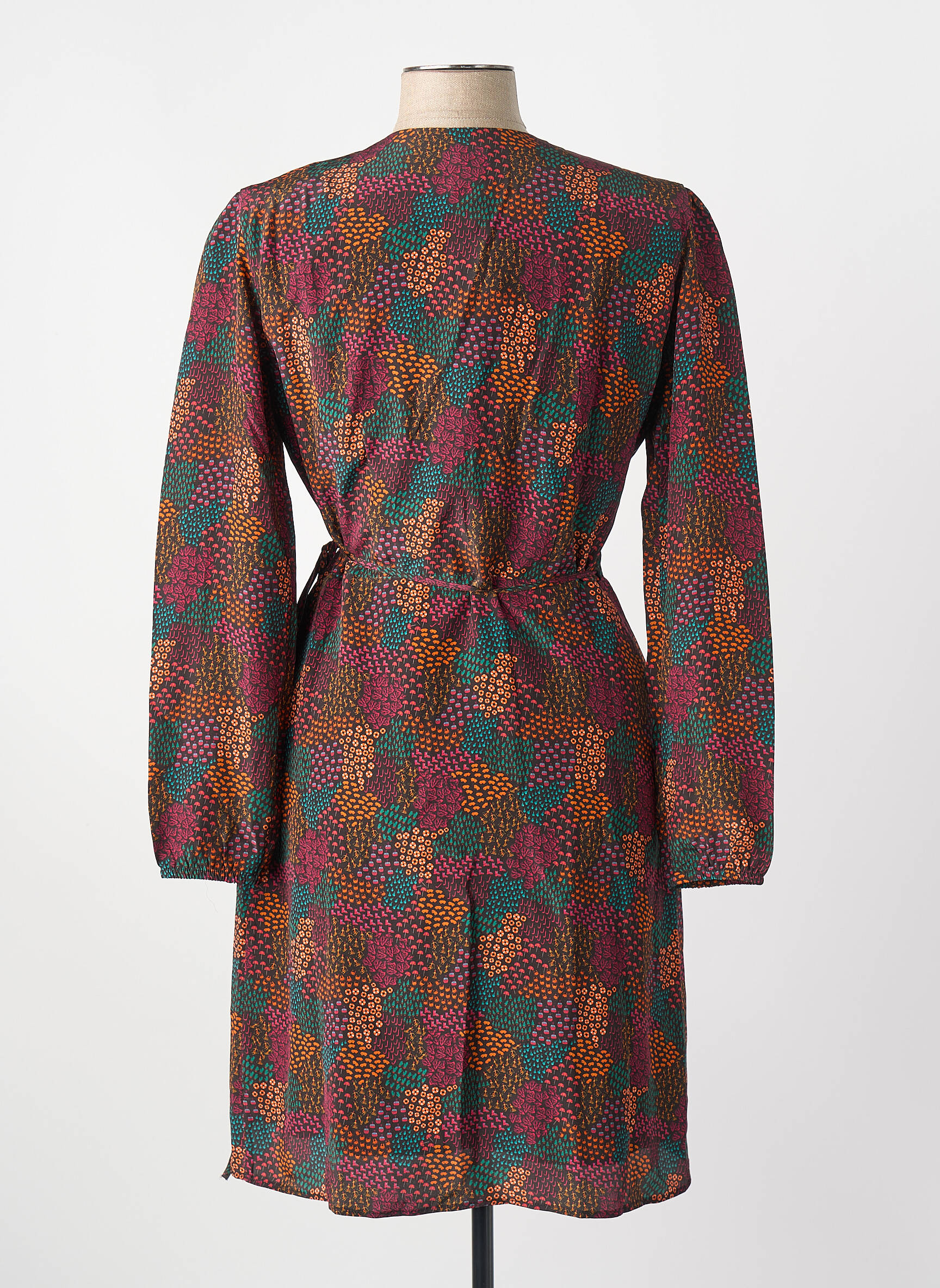Rochie scurtă maro SOI PARIS femeie