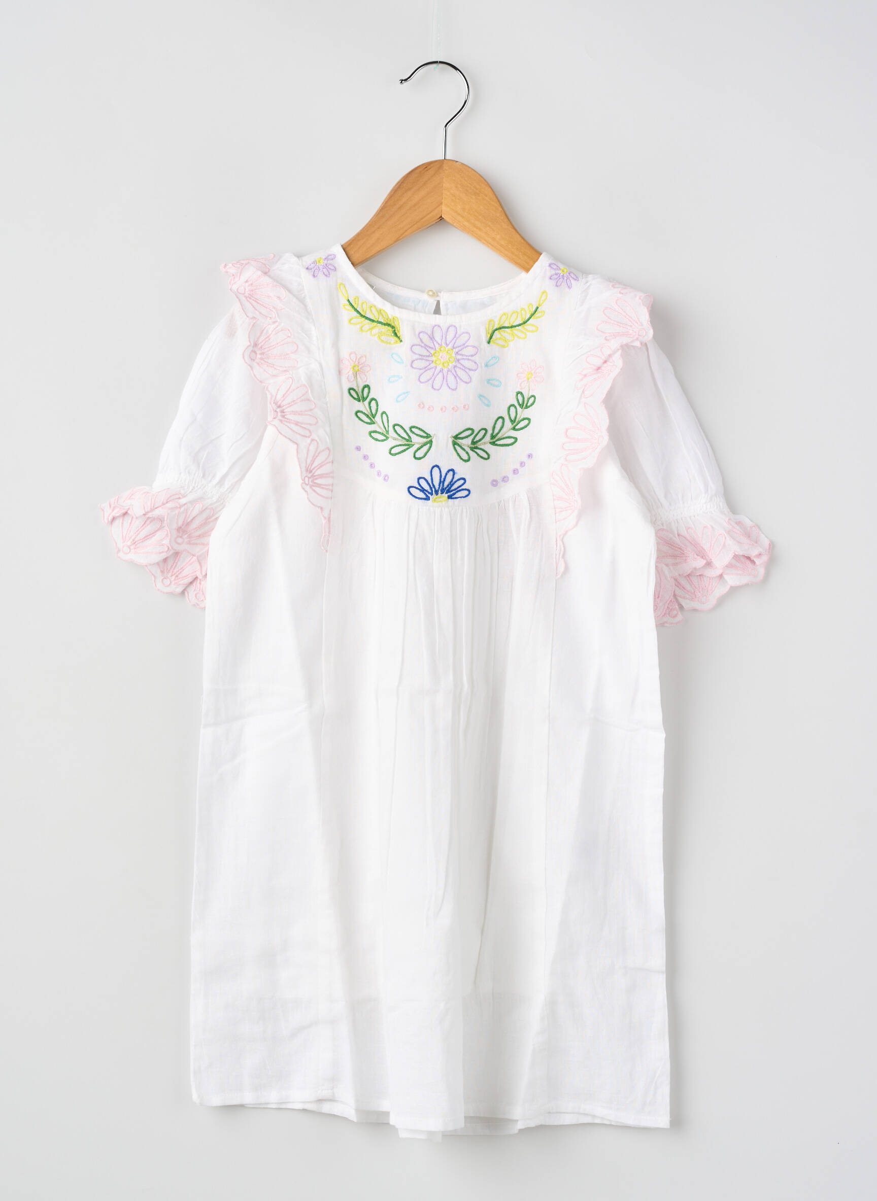 Rochie scurtă alb BELLEROSE fată