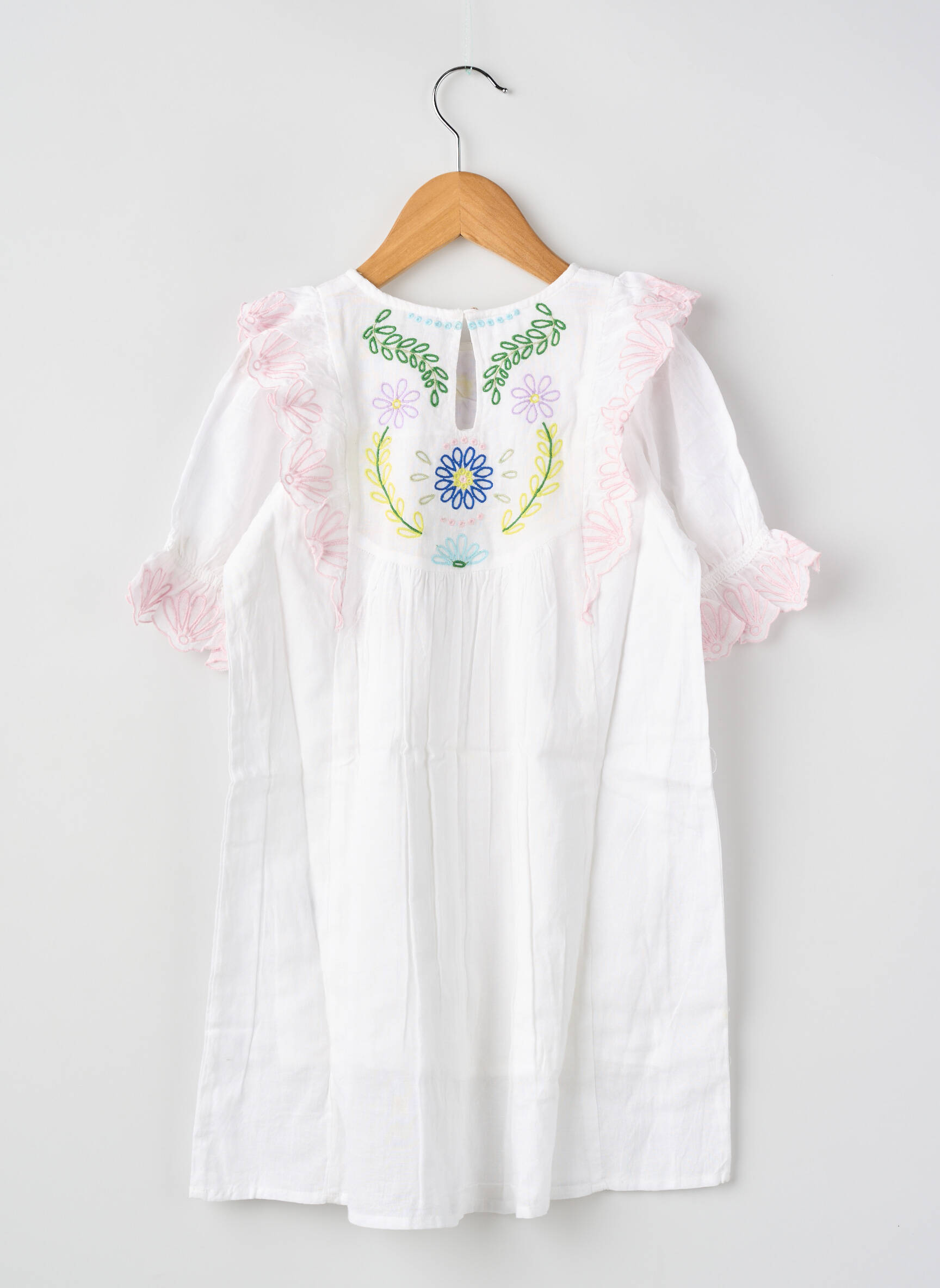 Rochie scurtă alb BELLEROSE fată