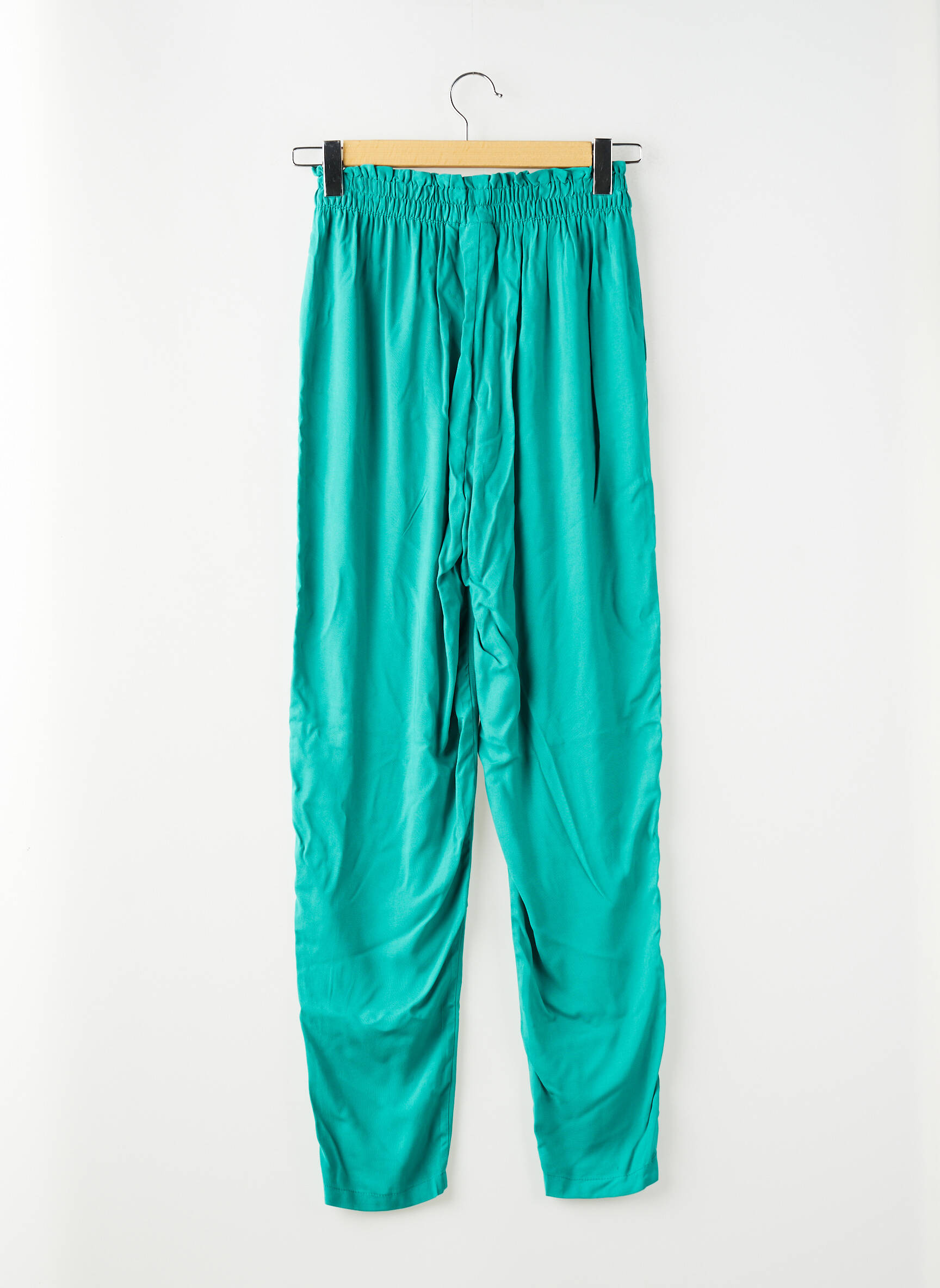 Pantalon drept verde VILA femeie