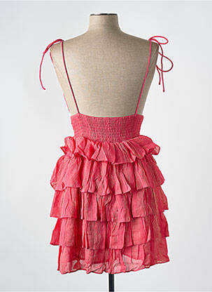 Rochie scurtă roz SUNDRESS femeie