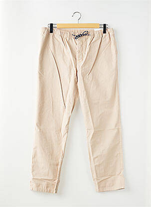 Pantalon drept bej KNOWLEDGE COTTON APPAREL bărbat