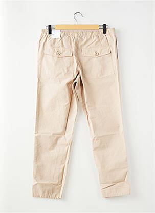 Pantalon drept bej KNOWLEDGE COTTON APPAREL bărbat