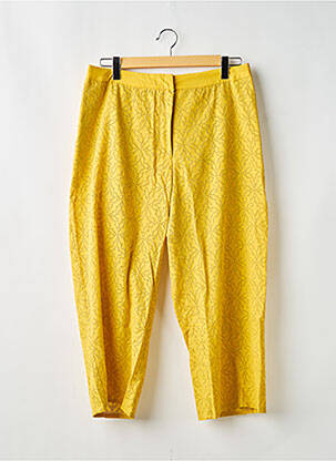 Pantalon drept galben MAT FASHION femeie