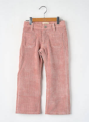 Pantalon drept roz BELLEROSE fată