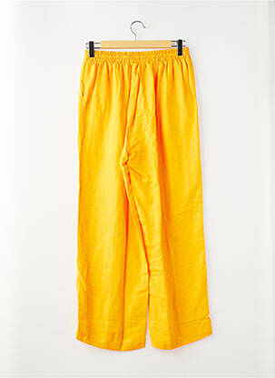 Pantalon drept galben MAT FASHION femeie