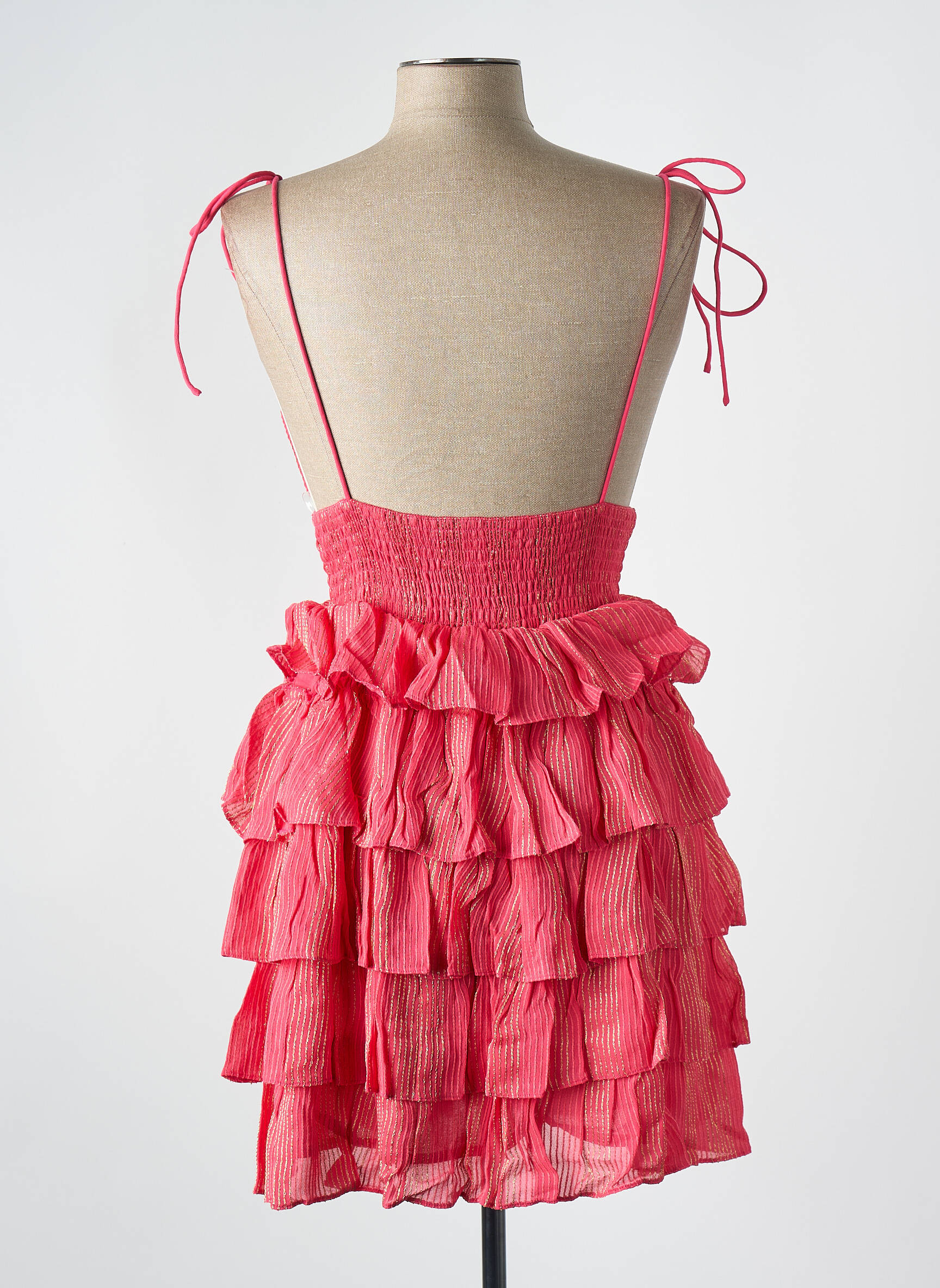 Rochie scurtă roz SUNDRESS femeie