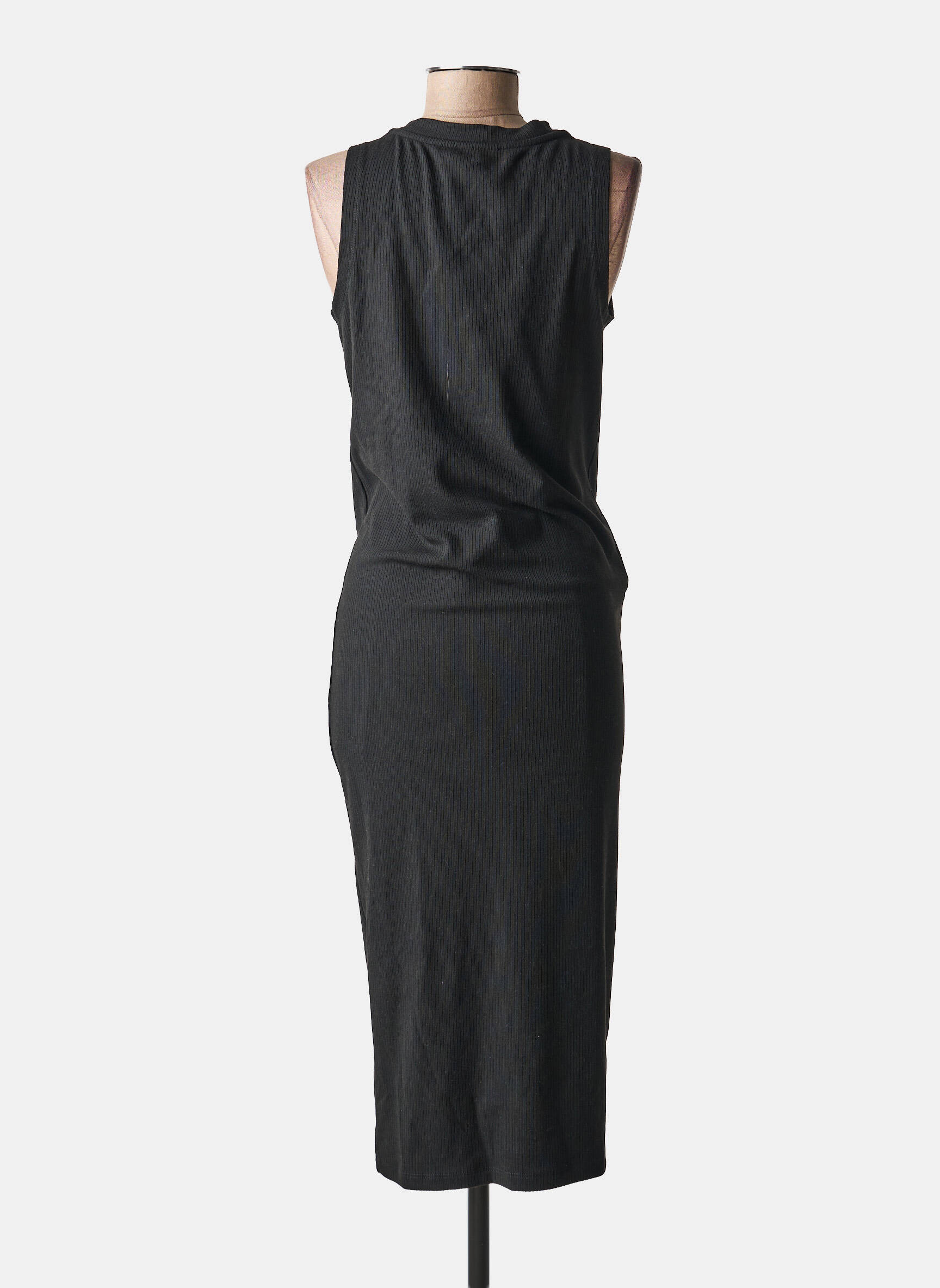 Rochie de maternitate guler în v negru SUPERMOM femeie