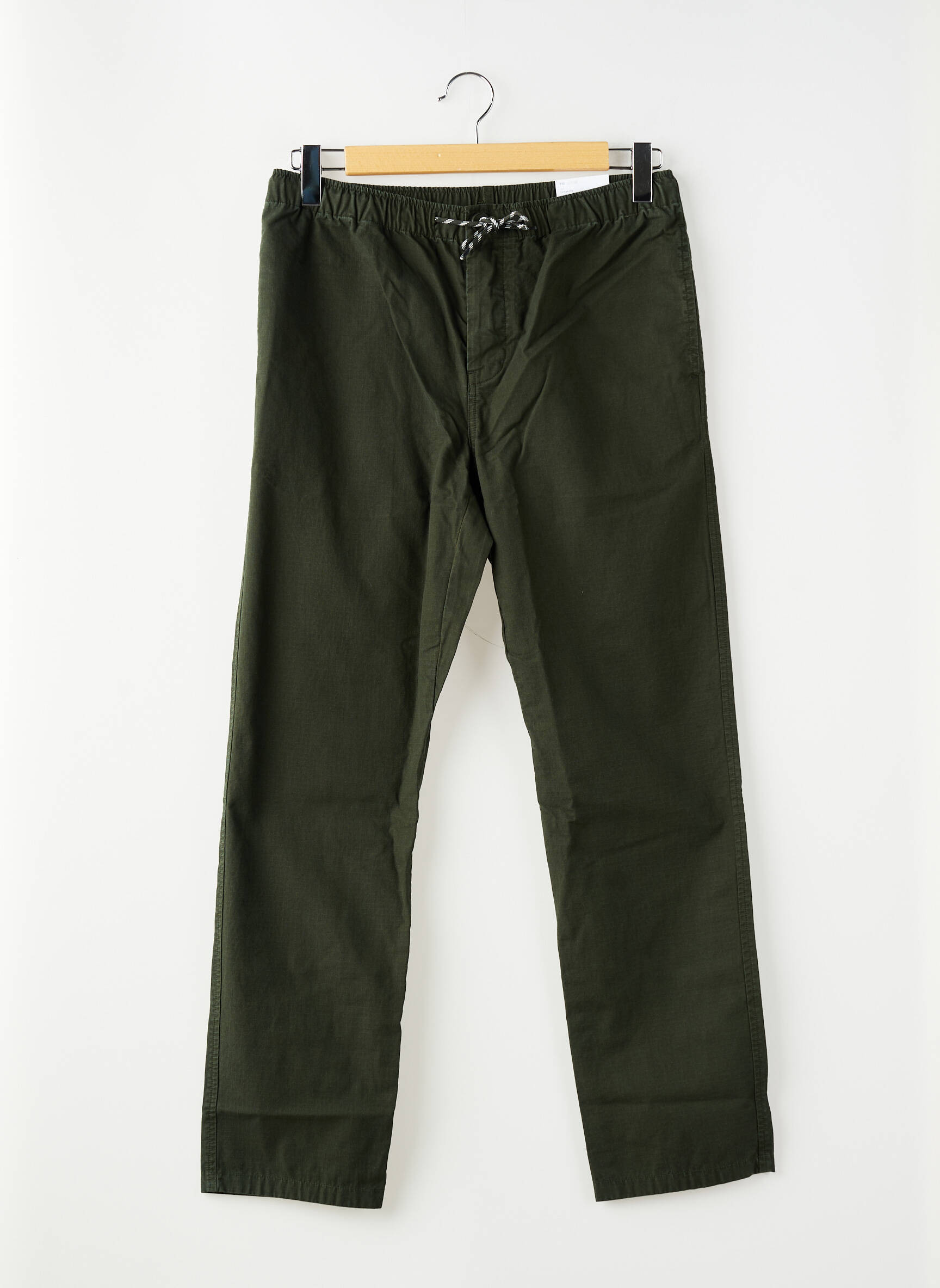 Pantalon drept verde KNOWLEDGE COTTON APPAREL bărbat