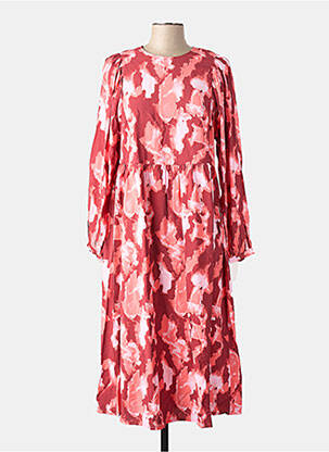 Rochie midi roșu MSCH COPENHAGEN femeie