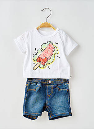 Set șort alb LEVI'S fată