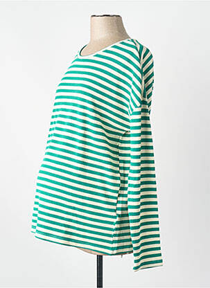 Top verde MAMA LICIOUS femeie