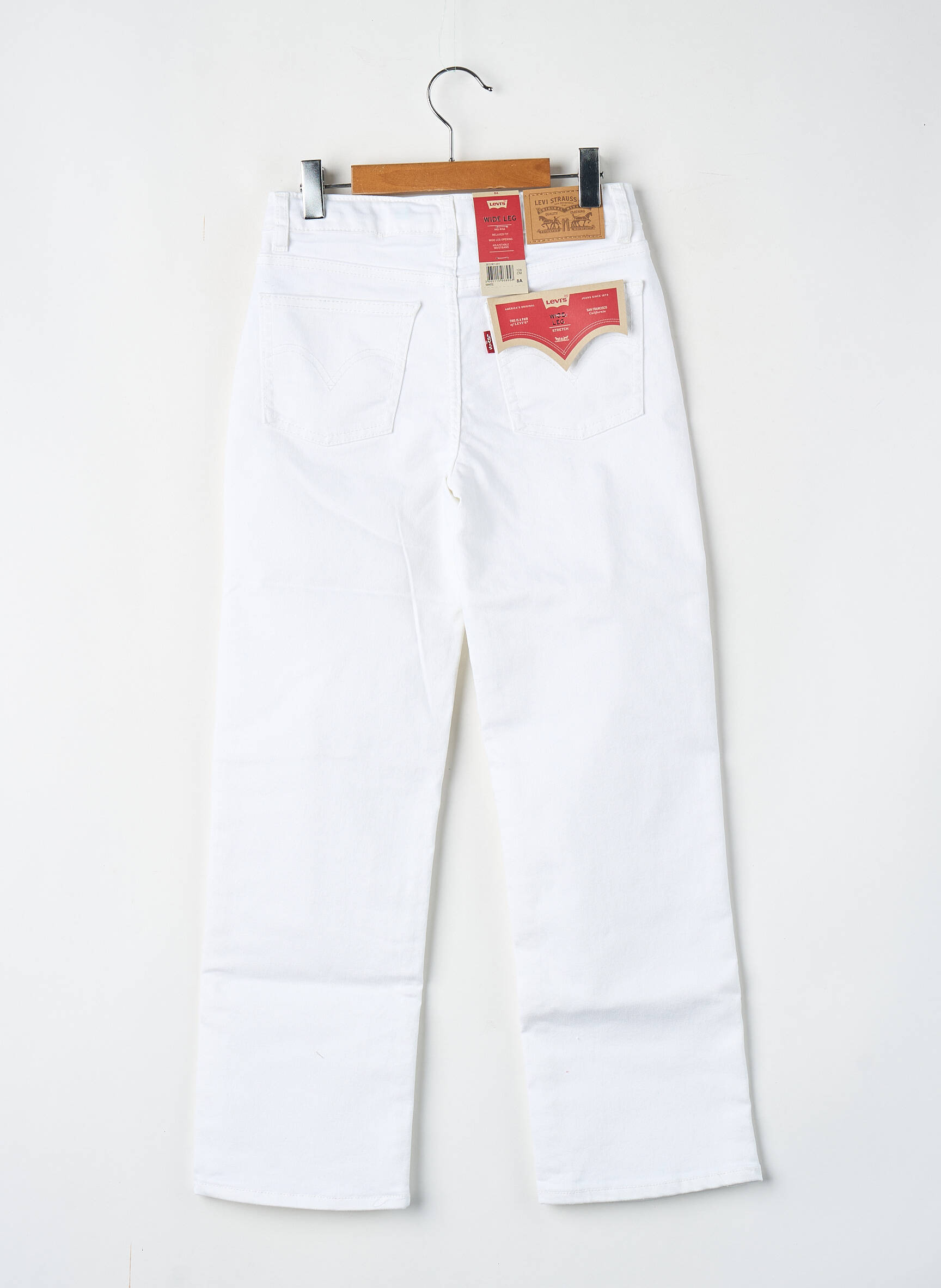 Blugi cu croială dreaptă albastru LEVI'S fată