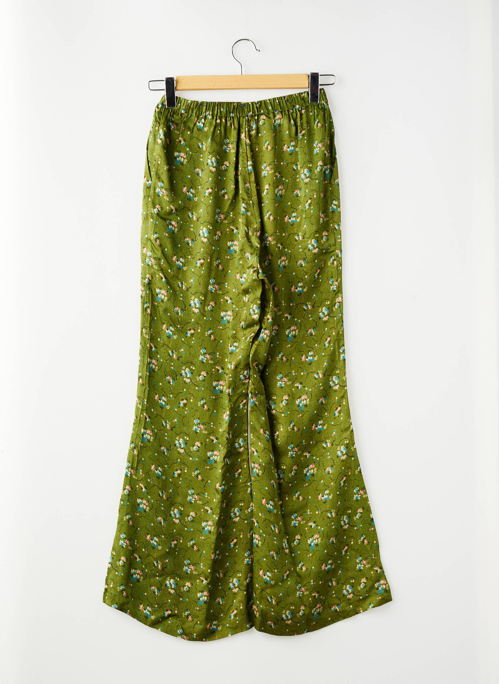 Pantalon larg verde MES DEMOISELLES...PARIS femeie