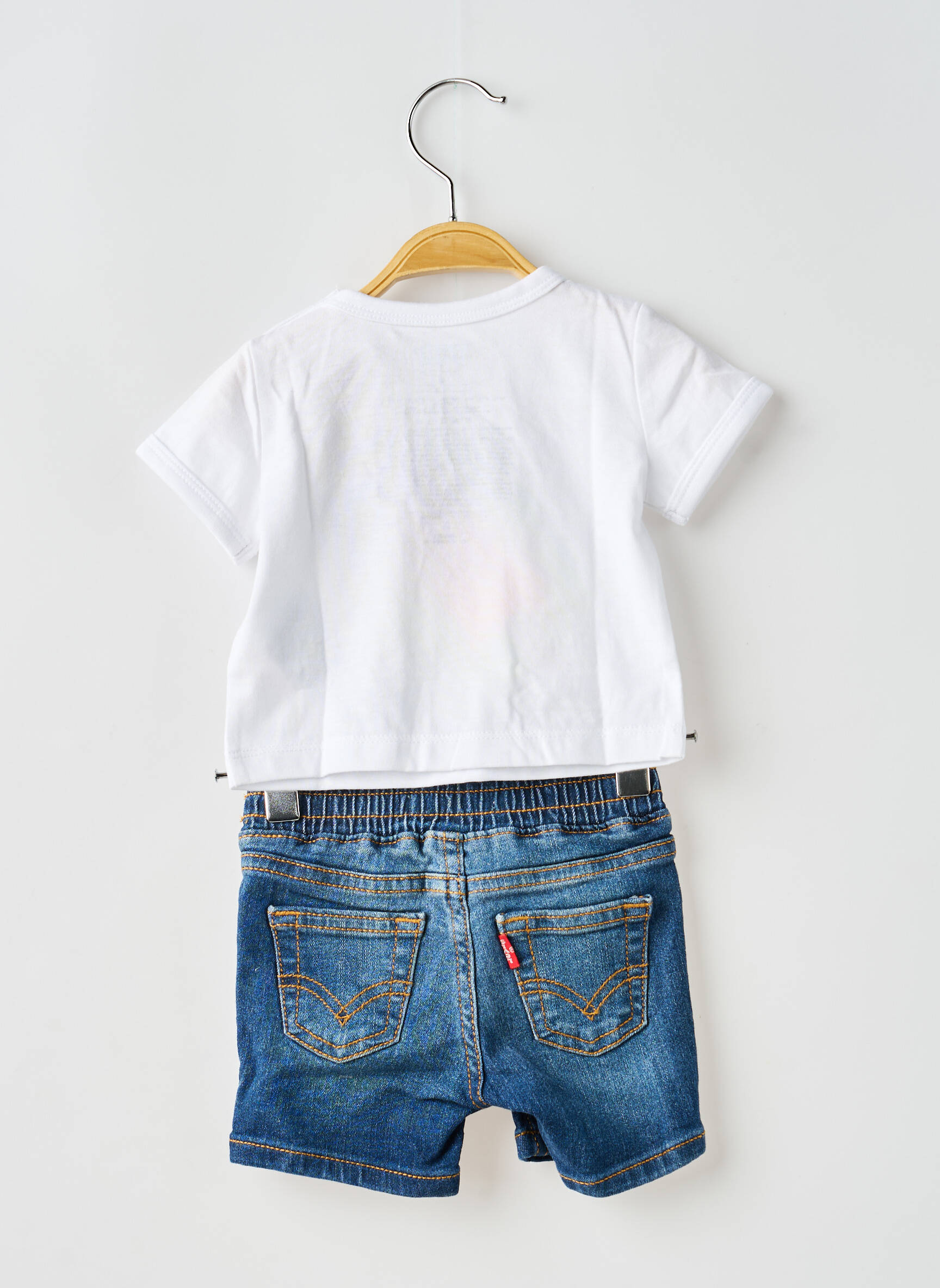 Set șort alb LEVI'S fată