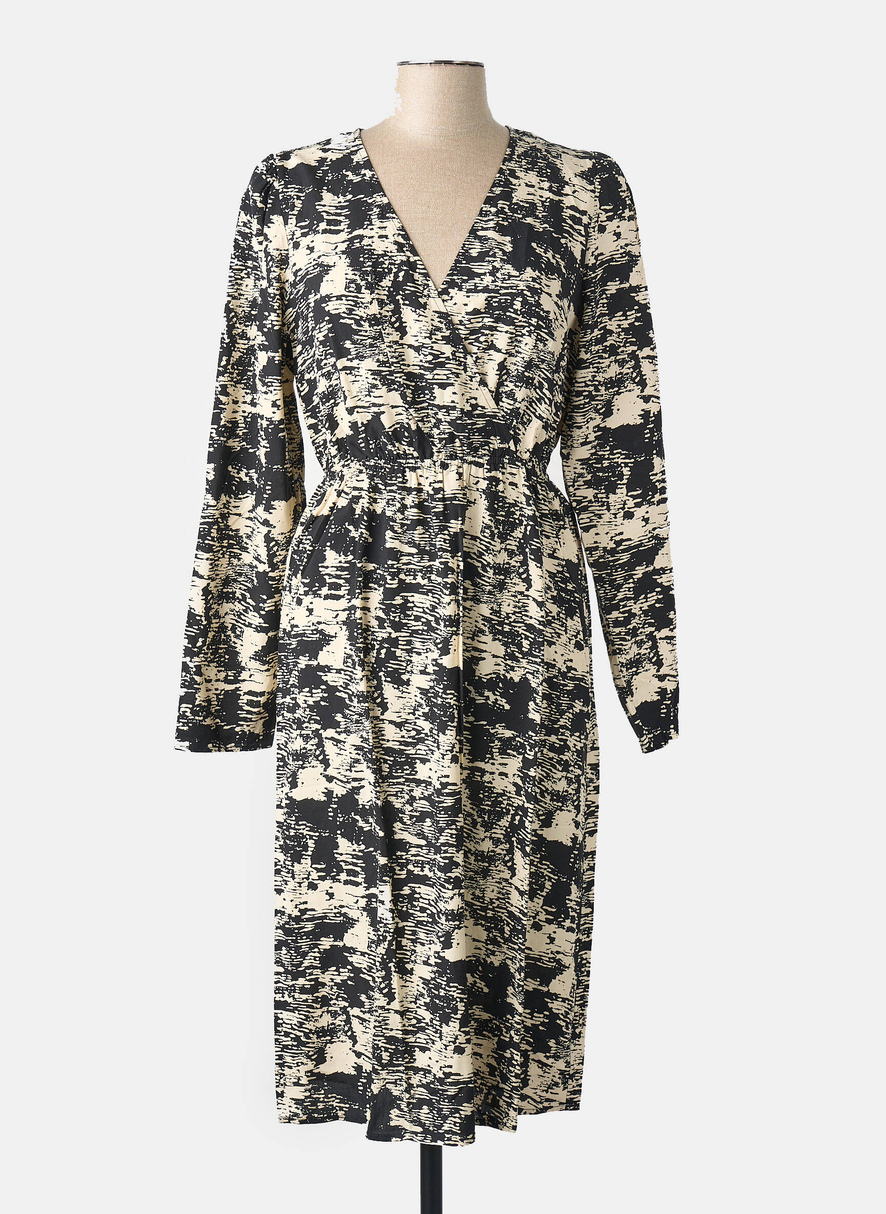Rochie midi gri VILA femeie