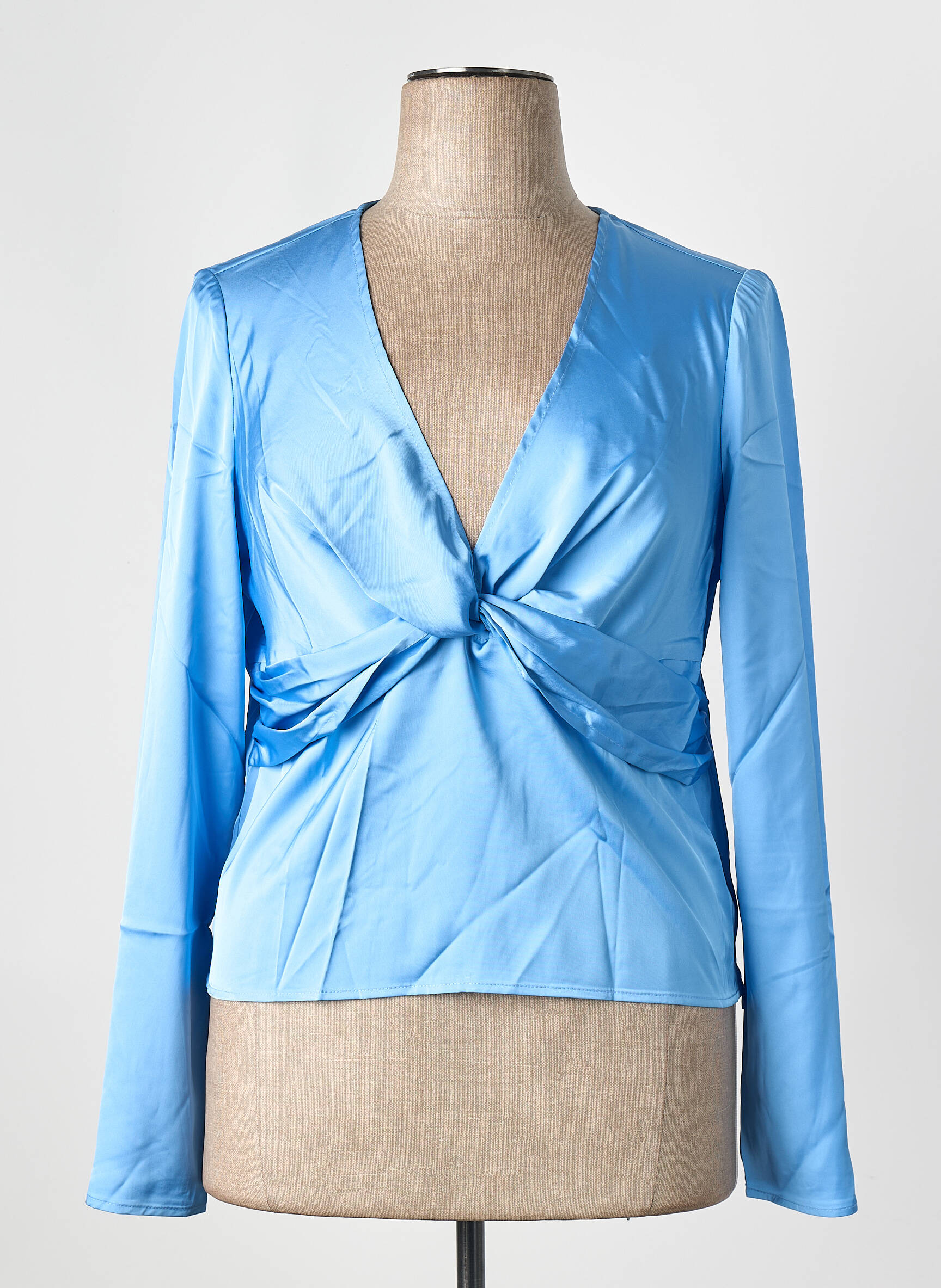Top albastru GINA TRICOT femeie