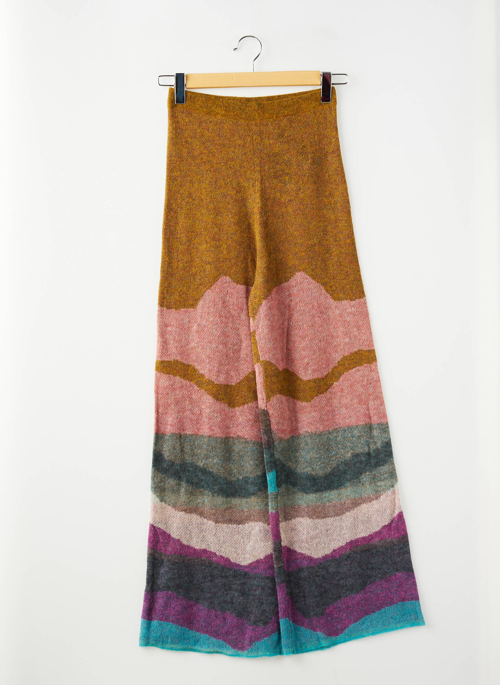 Pantalon drept multicolor MES DEMOISELLES...PARIS femeie