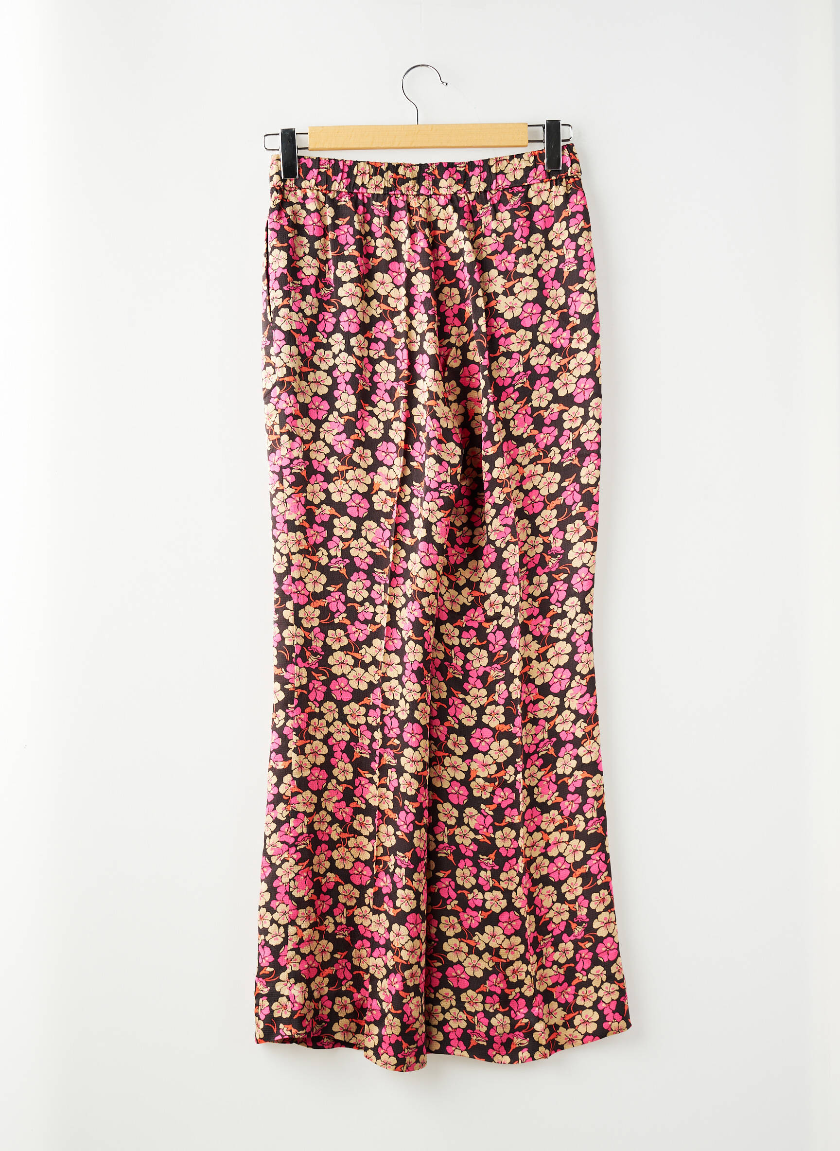 Pantalon larg roz SECOND FEMALE femeie