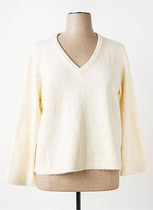 Pulover bej VERO MODA femeie