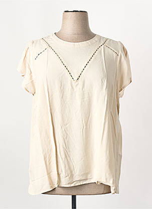 Tricou bej EVOKED VILA femeie