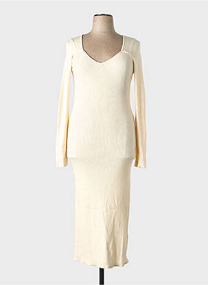 Rochie lungă alb GINA TRICOT femeie