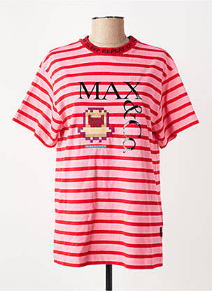 Tricou roz MAX&CO. femeie