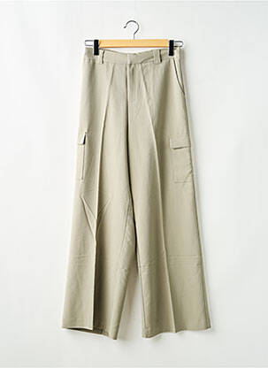 Pantalon larg gri GRACE & MILA femeie