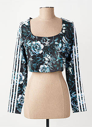 Top negru ADIDAS femeie