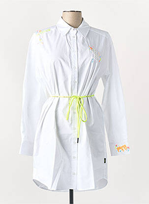 Rochie scurtă alb TWINSET femeie