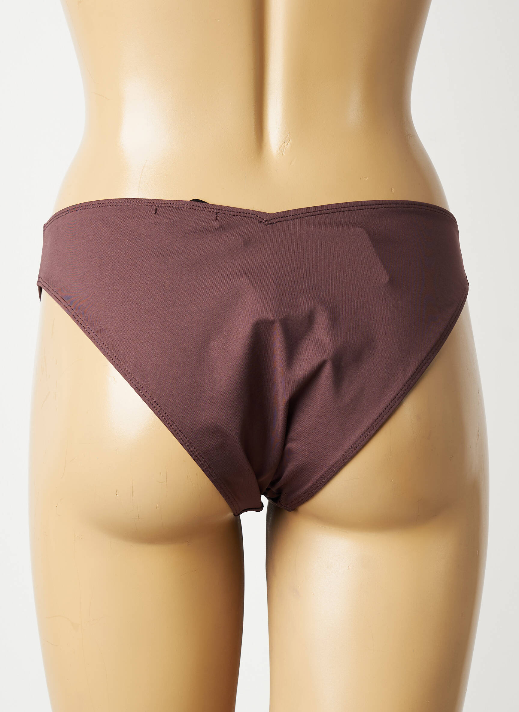 Costum de baie din două piese maro ALBERTINE femeie