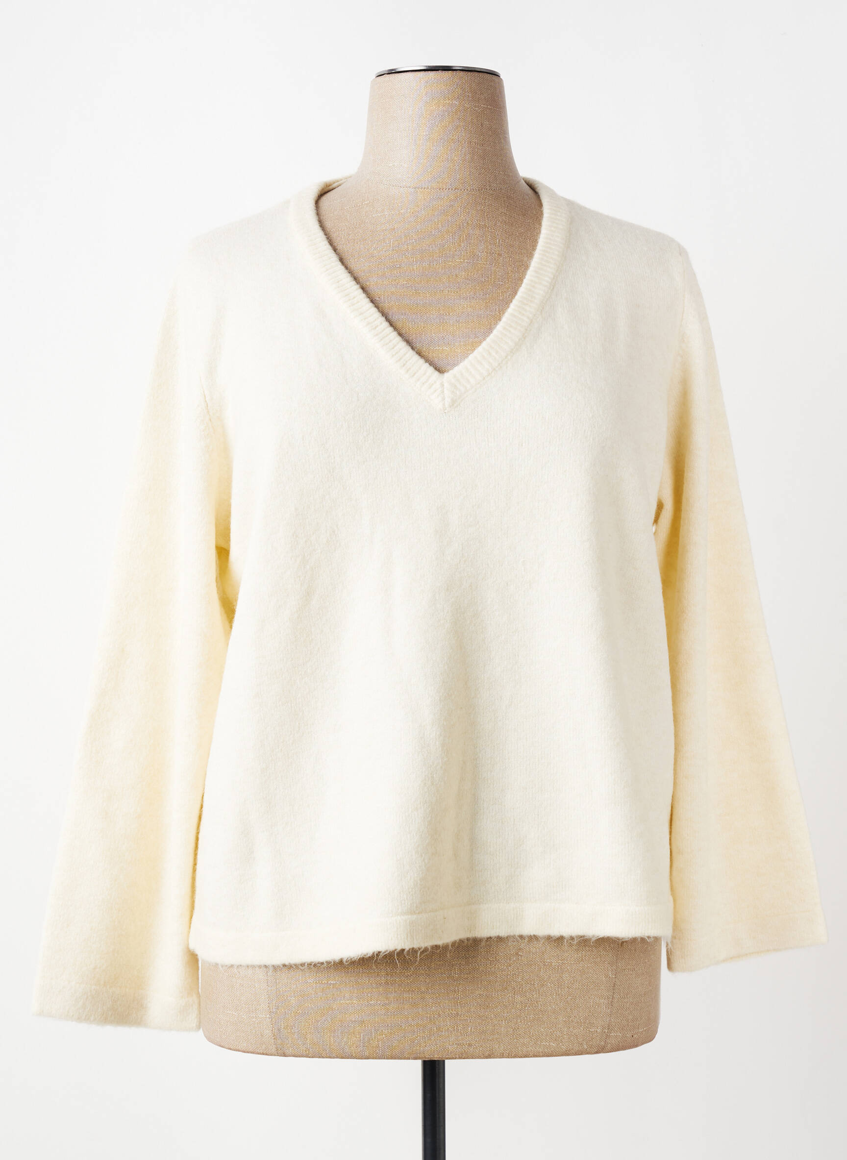 Pulover bej VERO MODA femeie