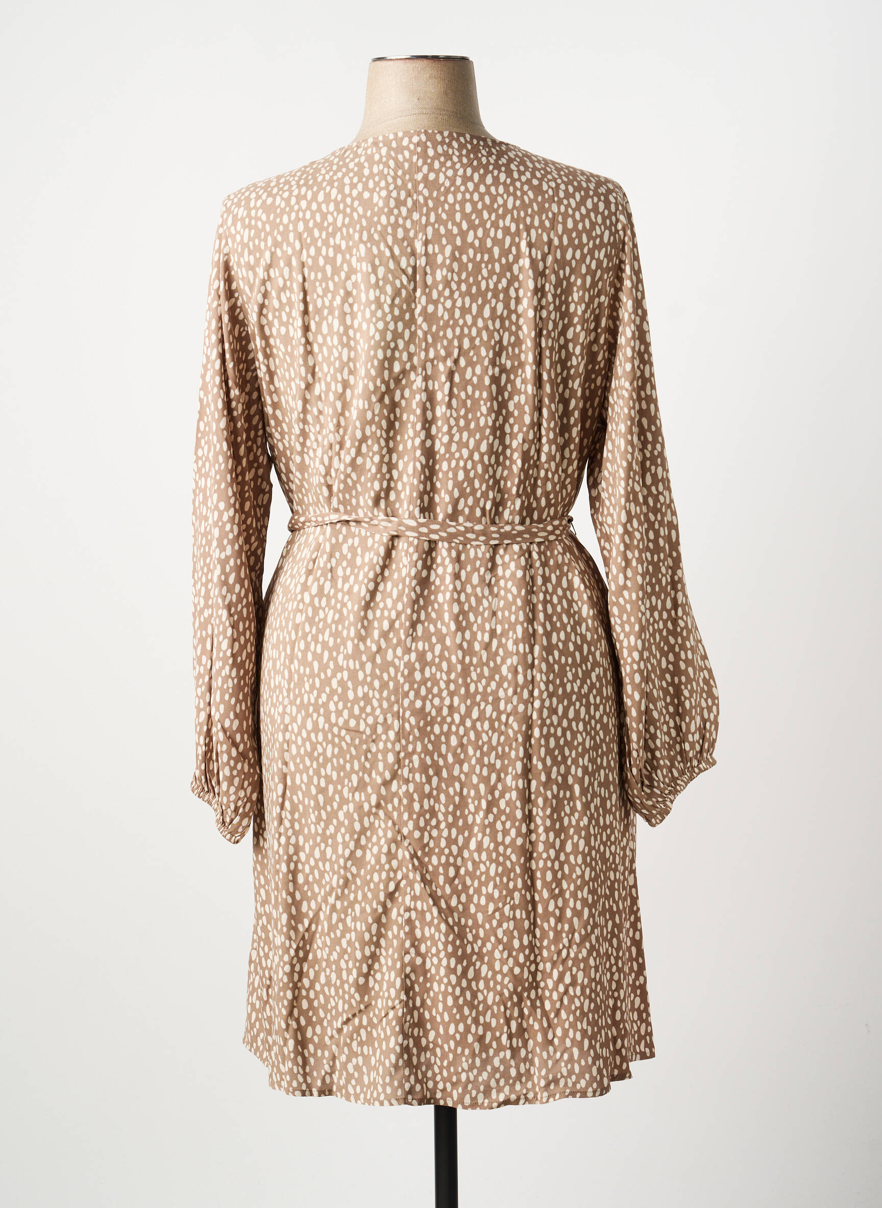 Rochie scurtă bej EVOKED VILA femeie