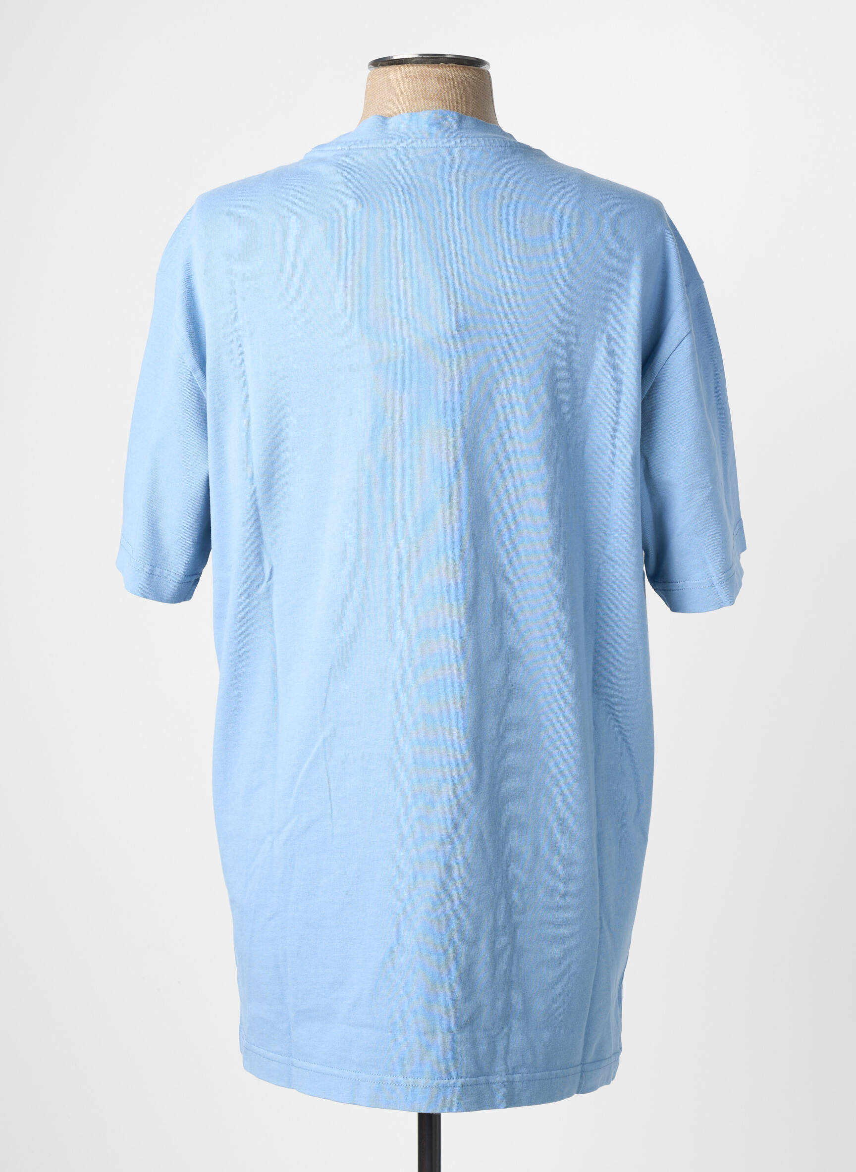 Tricou albastru KNOWLEDGE COTTON APPAREL bărbat