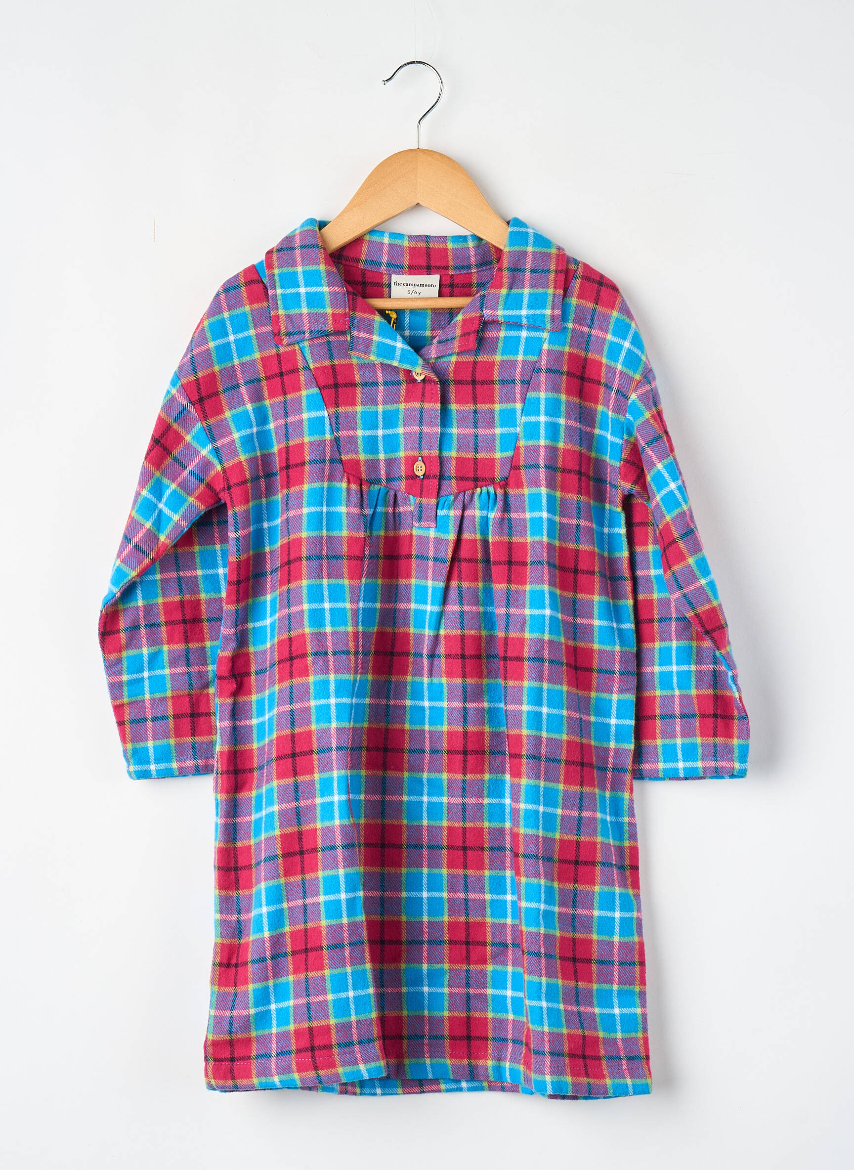 Rochie midi albastru THE CAMPAMENTO fată