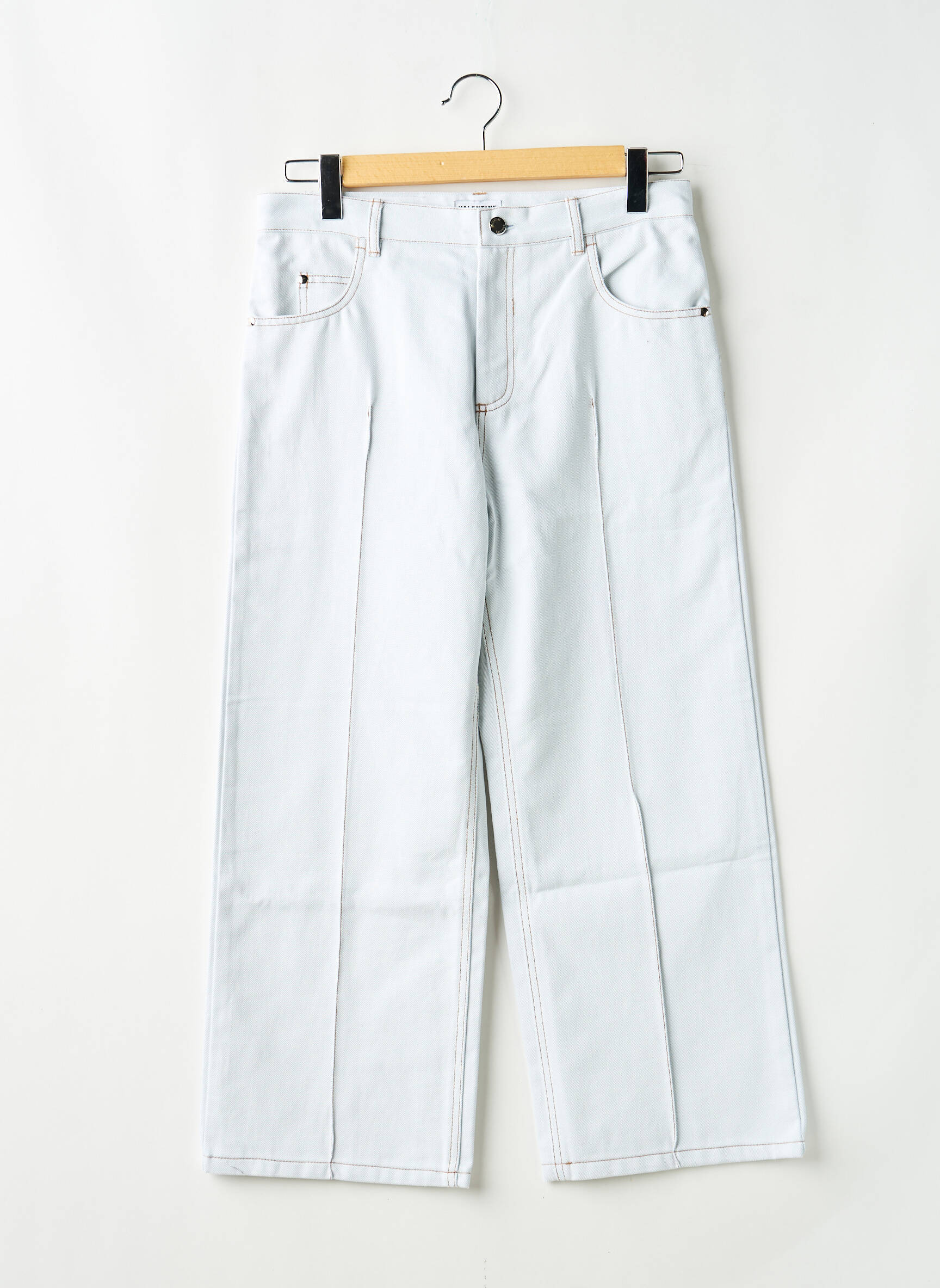 Blugi bootcut verde VALENTINE GAUTHIER femeie